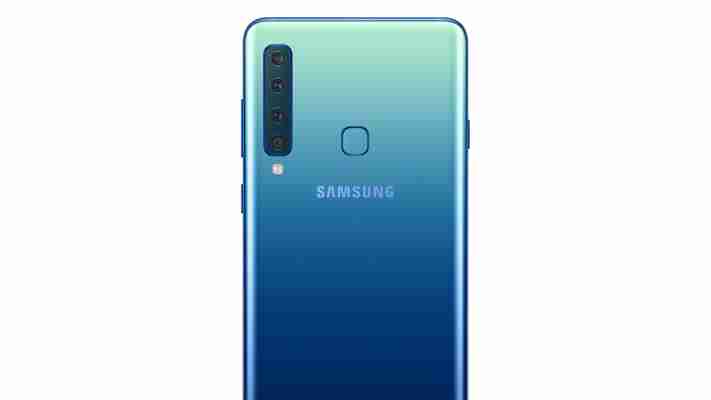 Samsung slaps four rear cameras on a phone, because why the hell not?