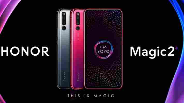 The Honor Magic 2 packs six cameras into an all-screen slider phone design